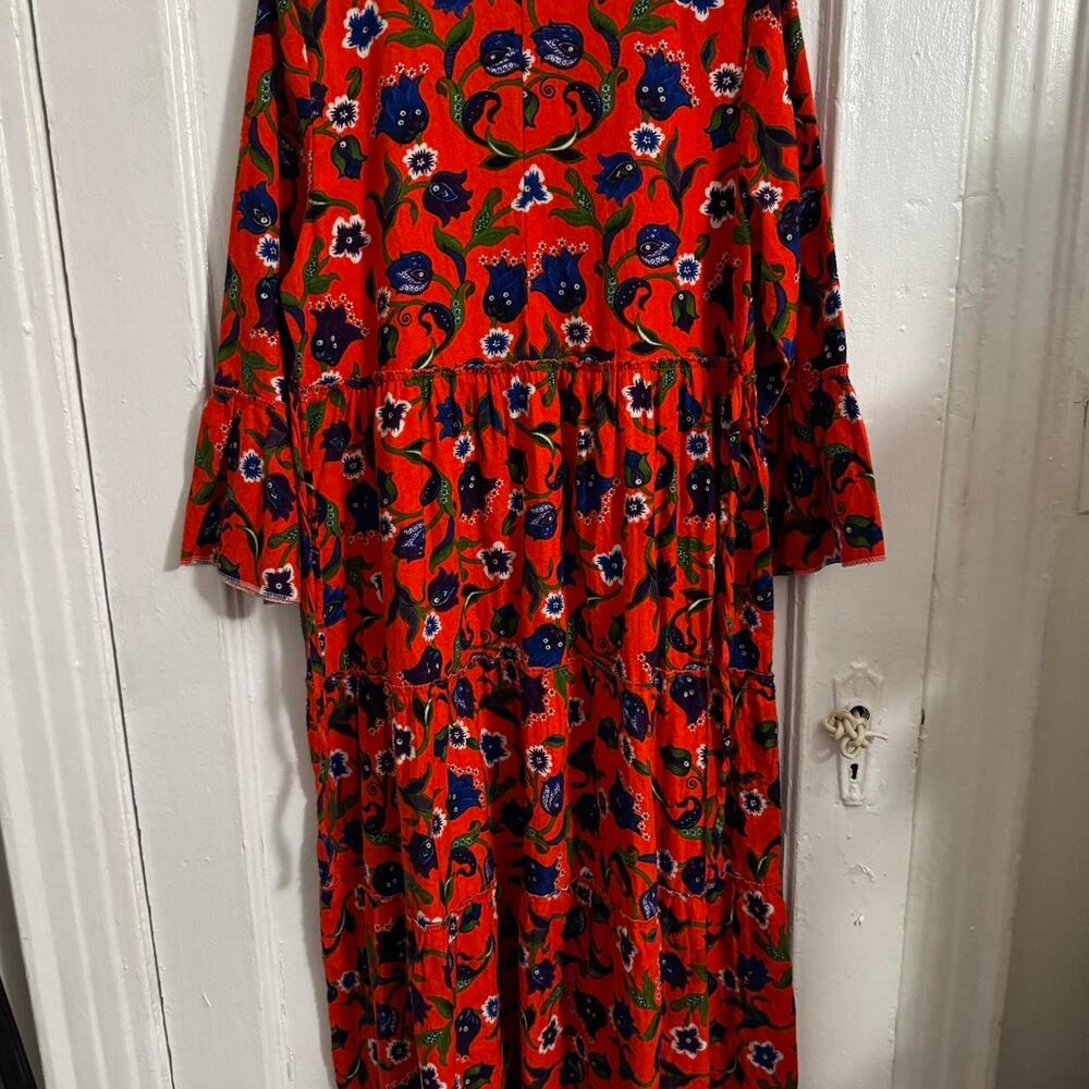 True Vintage 1970s Cottagecore romantic boho floral dress prairie vibes Hippie‎ - Picture 5 of 5
